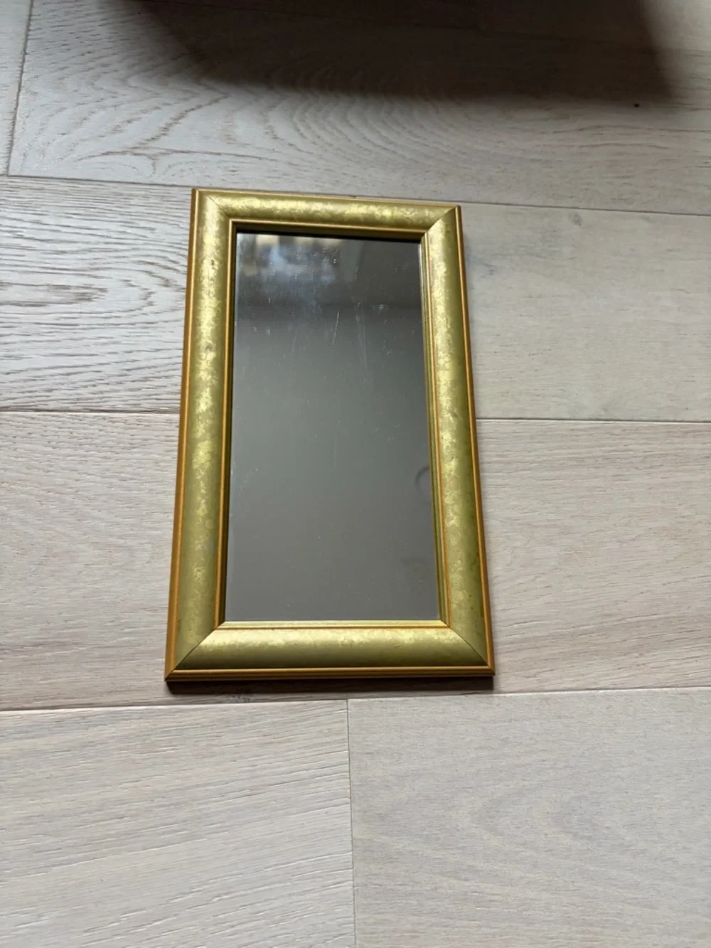 Gold Rectangular Wall Mirror - Classic Home Wall Decor